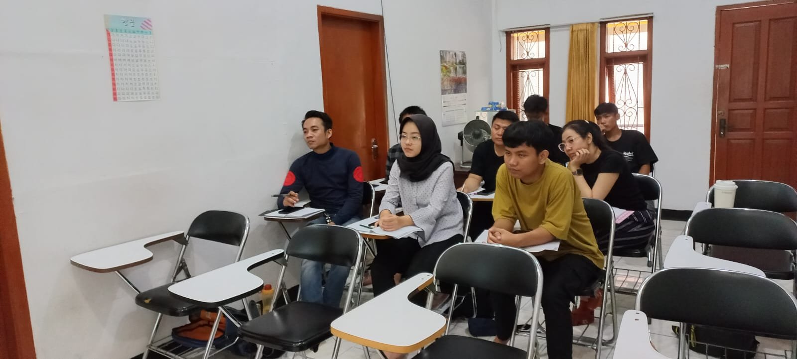 Dokumentasi alumni Mirai College Indonesia belajar bahasa Korea