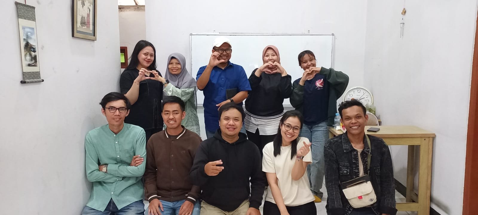 Sesi sharing perkuliahan dan persiapan ke Korea alumni Mirai College Indonesia